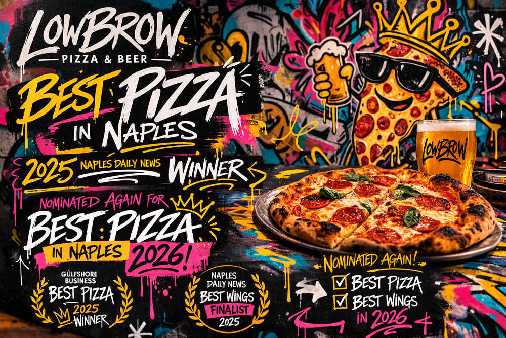 LOWBROW AWARDS - Best Pizza - Best Wings — LowBrow Pizza & Beer